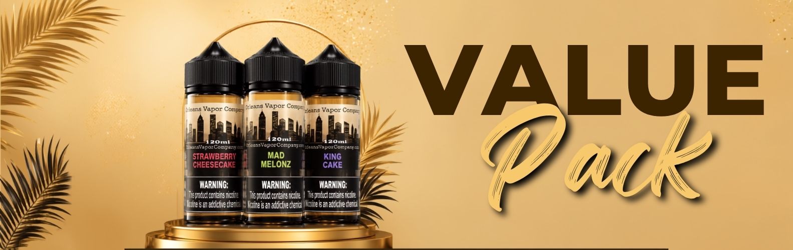 Value Pack Vape Juice Bundles from Orleans Vapor Company
